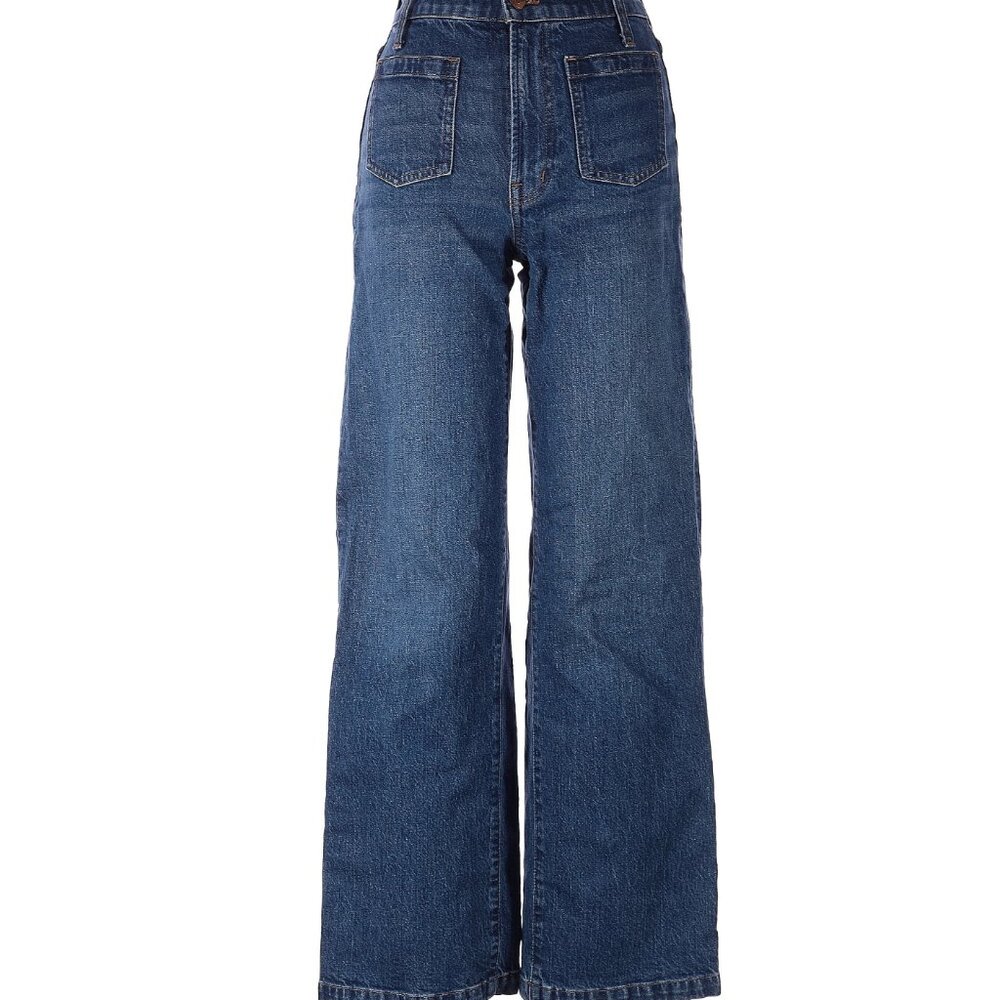 The Perfect Vintage Wide-Leg Jean: Patch Pocket Edition size 24